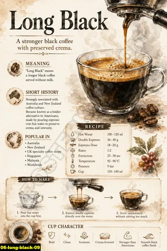 Long Black 09 - Resep Kopi / Long Black