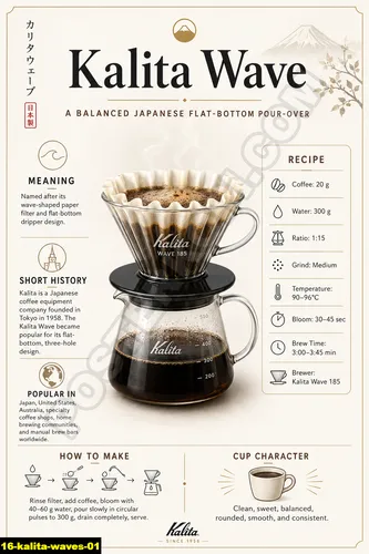 Kalita Waves 01 - Resep Kopi / Kalita Waves