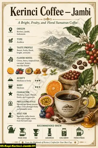 Kopi Kerinci Jambi 01 - Types Of Indonesian Coffee / Kopi Kerinci Jambi