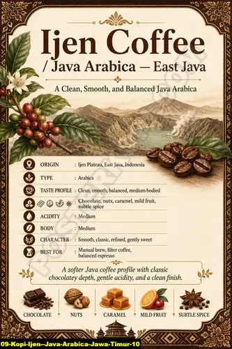 Kopi Ijen Java Arabica Jawa Timur 10 - Types Of Indonesian Coffee / Kopi Ijen Java Arabica Jawa Timur