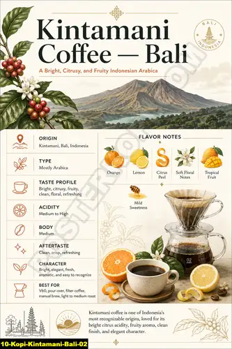 Kopi Kintamani Bali 02 - Types Of Indonesian Coffee / Kopi Kintamani Bali