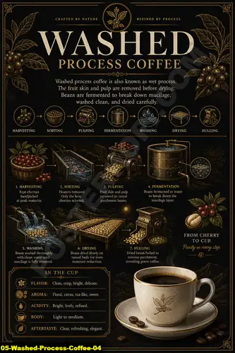 Washed Process Coffee 04 - Coffee Processing Method / Washed Process Coffee