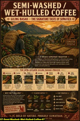 Semi Washed Wet Hulled Coffee 07 - Coffee Processing Method / Semi Washed Wet Hulled Coffee