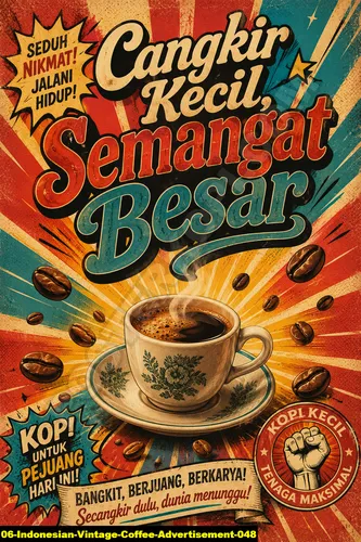 Indonesian Vintage Coffee Advertisement 048