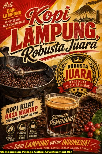 Indonesian Vintage Coffee Advertisement 054