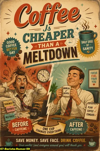 Barista Humor 59 - Coffee Quotes / Barista Humor