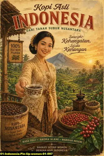 Indonesia Pin Up Women 01 097 - Pin Up Poster / Indonesia Pin Up Women 01