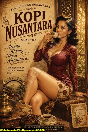 Indonesia Pin Up Women 03 030 - Pin Up Poster / Indonesia Pin Up Women 03