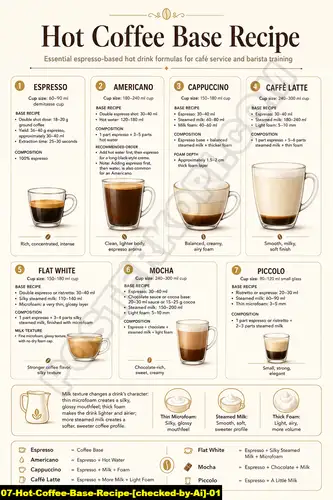Hot Coffee Base Recipe [checked By Ai] 01 - Standard Coffee Guides / Hot Coffee Base Recipe
