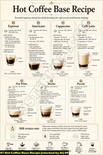 Hot Coffee Base Recipe [checked By Ai] 09 - Standard Coffee Guides / Hot Coffee Base Recipe
