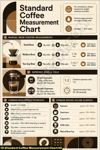 Thumbnail kategori Standard Coffee Measurement Chart